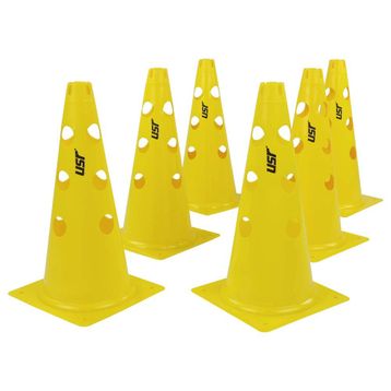 USR AHD38S 6'lı 38 cm Delikli Sarı Antrenman Huni Seti