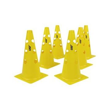 USR AHD38S 6'lı 38 cm Delikli Sarı Antrenman Huni Seti