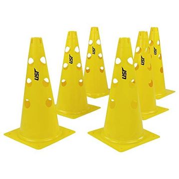USR AHD38S 6'lı 38 cm Delikli Sarı Antrenman Huni Seti