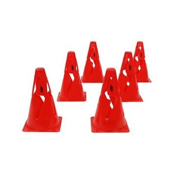 USR AHK23K 6'lı 23 cm Kırmızı Kırılmaz Antrenman Huni Seti