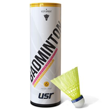 USR Flow 200 Sarı Plastik Badminton Topu