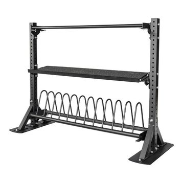 USR Miletos-A-R30 3 Katlı Bumper Plaka-Dambıl-Kettlebell-Wallball Rafı