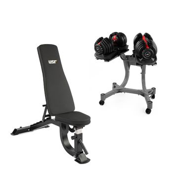 USR Mnara-48 Ayarlı Bench-2x24 kg Dambıl Seti