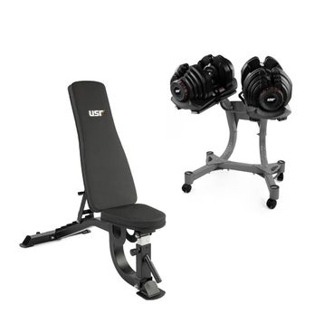 USR Mnara-80 Ayarlı Bench-2x40 kg Dambıl Seti