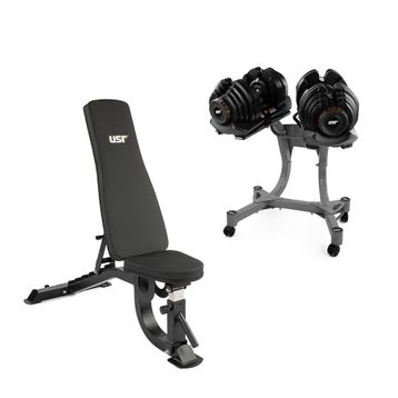 USR Mnara-80 Ayarlı Bench-2x40 kg Dambıl Seti