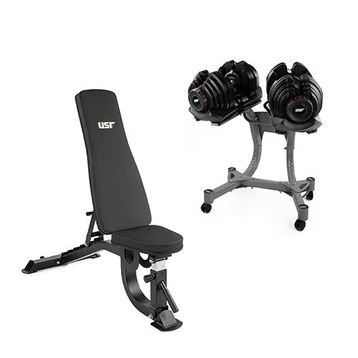 USR Mnara-80 Ayarlı Bench-2x40 kg Dambıl Seti
