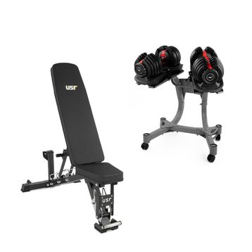 USR Myra-48 Ayarlı Bench-2x24 kg Dambıl Seti
