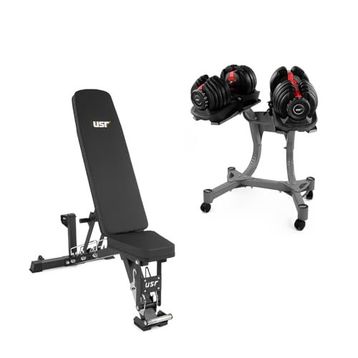 USR Myra-48 Ayarlı Bench-2x24 kg Dambıl Seti