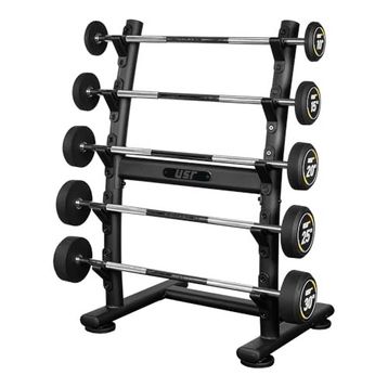 USR Priene BR50D 5 li Düz Barbell-Raf Set