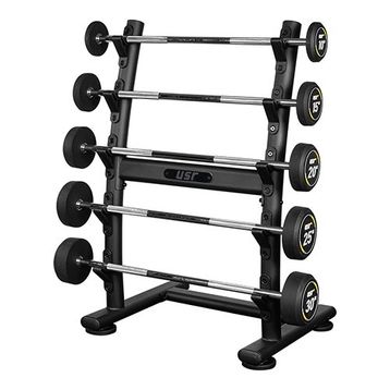 USR Priene BR50D 5 li Düz Barbell-Raf Set
