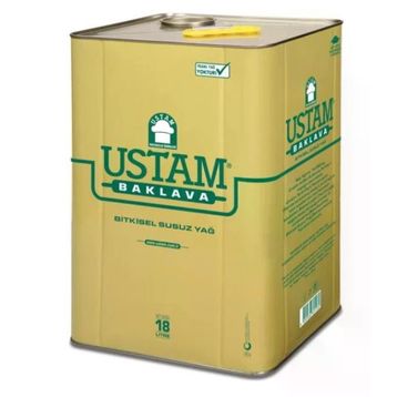Ustam 18 lt Baklava Bitkisel Susuz Yağı