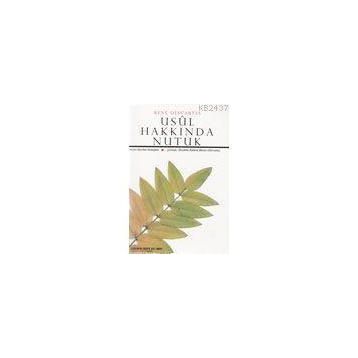 USUL HAKKINDA NUTUK: METOT ÜZERİNE KONUŞMA - RENE DESCARTES
