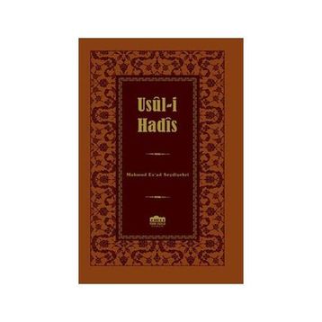 Usul-i Hadis - mahmud esad seydisehri