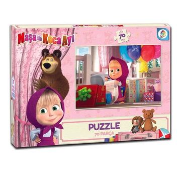 Utku Oyuncak 70 Parça Masha Koca Ayı Puzzle