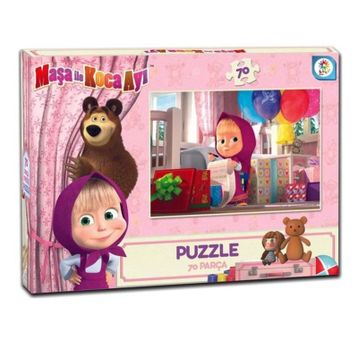 Utku Oyuncak 70 Parça Masha Koca Ayı Puzzle