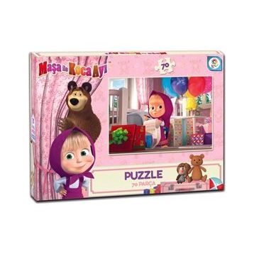 Utku Oyuncak 70 Parça Masha Koca Ayı Puzzle