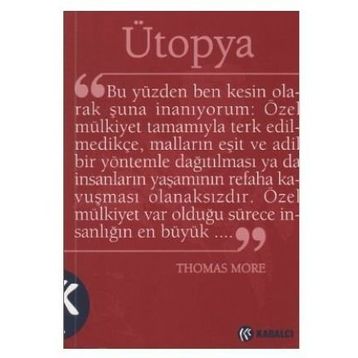 ÜTOPYA - THOMAS MORE (ISBN:9786054099320)