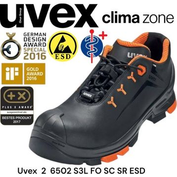 Uvex 6502 S3L FO SC SR İş Ayakkabısı