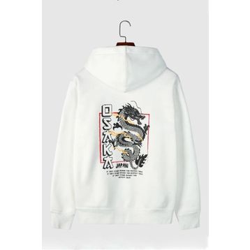 uyguntarz Unisex Osaka Baskılı Kapüşonlu Sweatshirt