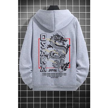 uyguntarz Unisex Osaka Baskılı Kapüşonlu Sweatshirt