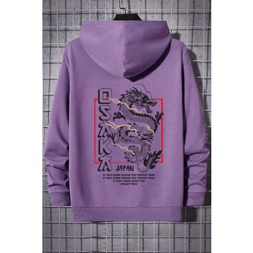 uyguntarz Unisex Osaka Baskılı Kapüşonlu Sweatshirt