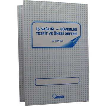 Uysal Ciltli İş Sağlığı Ve Güvenliği Tespit & Öneri Defteri
