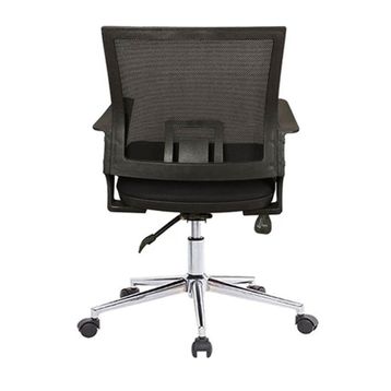 Uzay Ada Siyah Ofis Çalışma Koltuğu