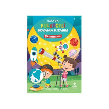 Uzayda Eğlenceli Boyama Kitabım - Doğan Çocuk