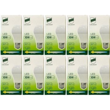 Uzlight 10'lu Paket 10 W 75 W Gün Işığı Led Ampul