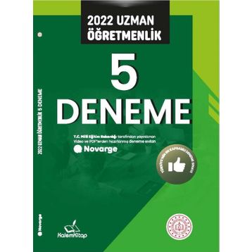 Uzman Öğretmenlik 5 Deneme - Kalemkitap