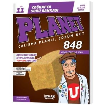 Uzman Yayınları 11. Sınıf Planet Coğrafya Soru Bankası