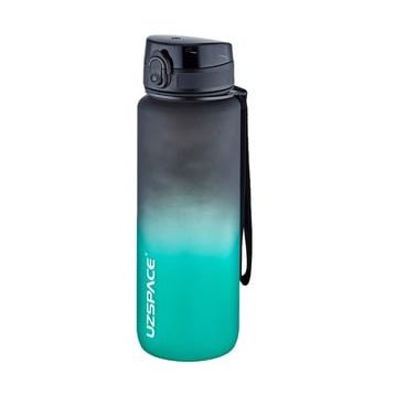 Uzspace 1000 ml Soft Touch Çift Renk Motivasyon Tritan Su Matarası