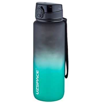 Uzspace 1000 ml Soft Touch Çift Renk Motivasyon Tritan Su Matarası