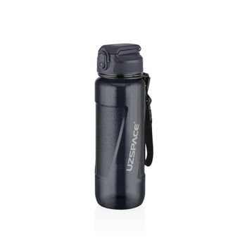 Uzspace 6056 Tritan 850 ml Siyah Matara