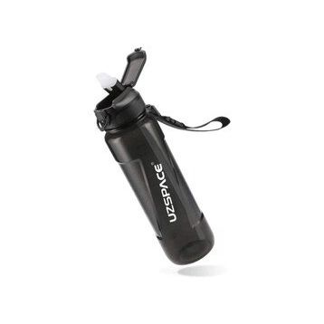 Uzspace 6056 Tritan 850 ml Siyah Matara