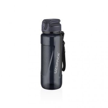 Uzspace 6056 Tritan 850 ml Siyah Matara