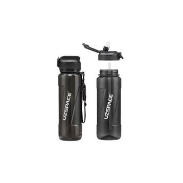 Uzspace 6056 Tritan 850 ml Siyah Matara