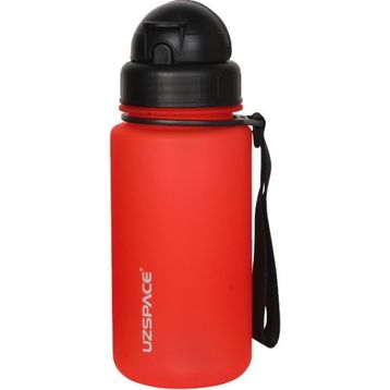 Uzspace Fiftyfifty 400 ml - Kırmızı Pipetli Tritan Su Matarası
