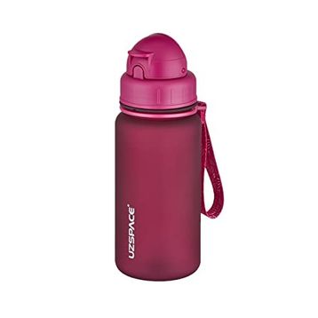 Uzspace Fiftyfifty 400 ml - Kırmızı Pipetli Tritan Su Matarası