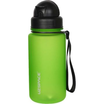 Uzspace Fiftyfifty 400 ml - Yeşil Pipetli Tritan Su Matarası