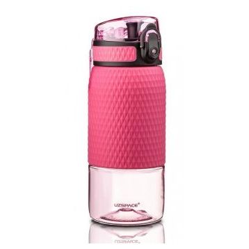 Uzspace Tritan Pembe 380 ml Matara