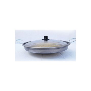 Üzüm 25 cm Çelik Kapaklı Sac Tava