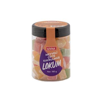 Uzungil 180 gr Meyve Aromalı Çifte Kavrulmuş Lokum