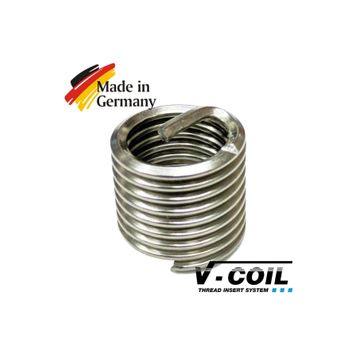 V-Coil M10x1 3D Yay Kapalı Uzunluğu 25 mm 100 Adet Helicoil Yay