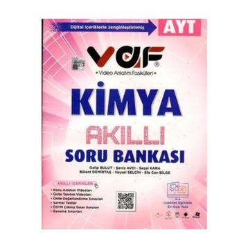 Vaf Yayınları AYT Kimya Akıllı Soru Bankası