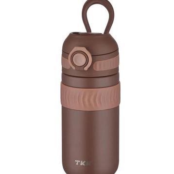 Vagonlife T-2006 450 ml Çikolata Kahve Çift Yalıtımlı Paslanmaz Çelik Termos