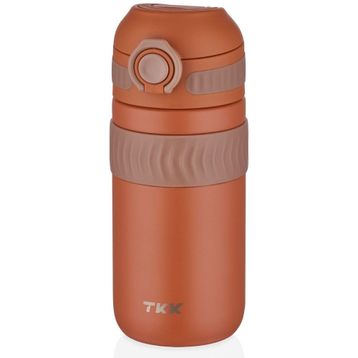 Vagonlife T-2006 450 ml Kahverengi Çift Yalıtımlı Paslanmaz Çelik Termos