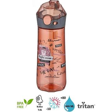 Vagonlife Tritan 500 ml Açık Pembe Su Matarası