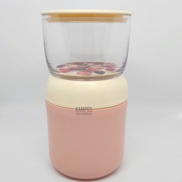 Vagonlife XC-557 Yeşil 700 ml 2 Katlı Yeni Nesil Sefer Tası