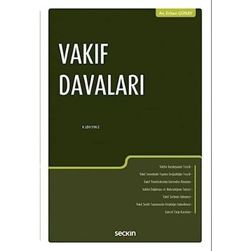 Vakıf Davaları - Erhan Günay